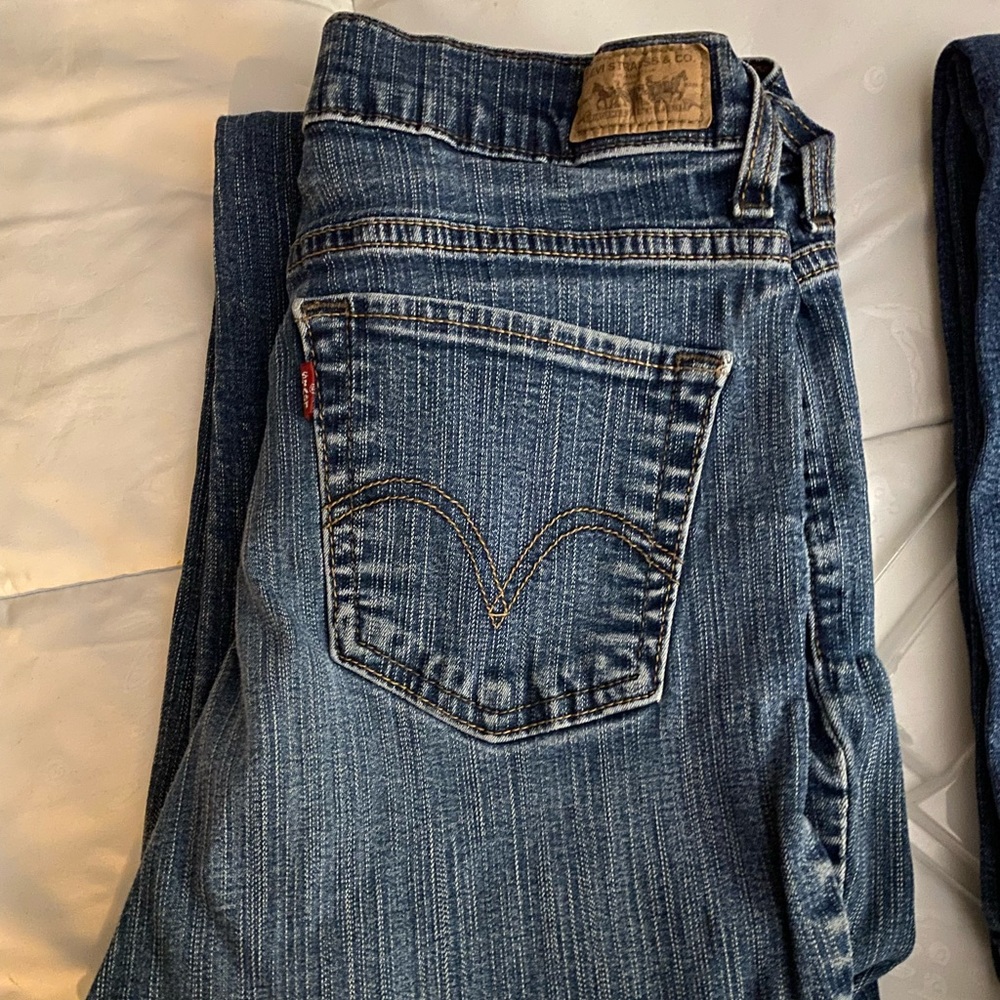 Levi bootcut perfectly slimming jeans